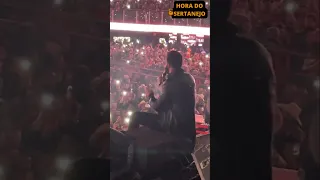 Gusttavo Lima em Barretos se EMOCIONA no Palco ao ver MULTIDÃO Cantando😱😍 INCRIVEL!!! #shorts