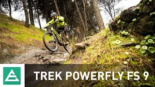 Trek Powerfly FS 9+ 27,5 tested by E-MOUNTAINBIKE Magazine / GoPro Helmet Cam run