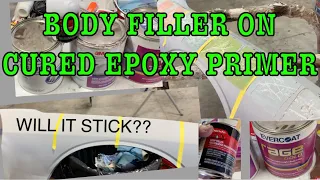 BONDO ON CURED EPOXY | BODY FILLER ON CURED EPOXY | DIFFERENT BRANDS OF BODY FILLER ON EPOXY