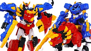 Miniforce Super Dinosaur Power Forcetriga! Tricerarush, Dinonight transform combine! | DuDuPopTOY