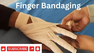 Fingers Bandaging By PC nursing procedure