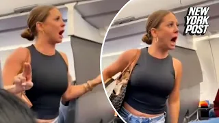 New video of 'he's not real' airplane incident shows what happened before meltdown