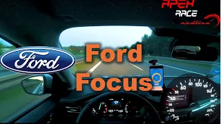 🚗 2020 Ford Focus 1.0 125 Ecoboost | Top Speed German Autobahn | 0-60