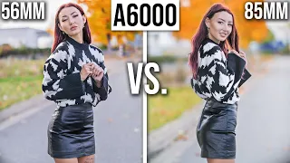 SONY a6000 - Can 400$ Sigma 56mm f1.4 BEAT 1000$ Sigma 85mm f1.4 in Portrait Photography? [2023]
