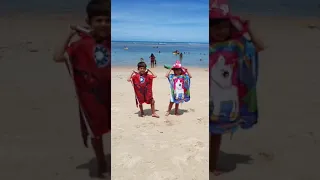 ROUPÃO TOALHA PONCHO CAPUZ INFANTIL SEA KIDS