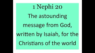 1 Nephi 20 part 2