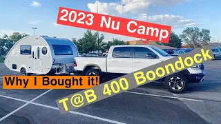 Why I Bought the 2023 NuCamp Tab 400 Boondock