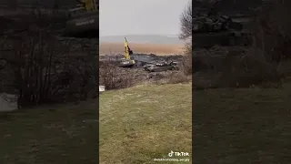 Russian Tanks sank into Mud