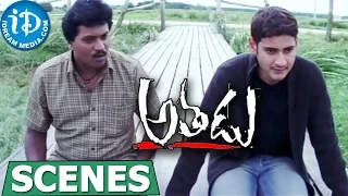 Athadu Movie Scenes - Mahesh Babu Reveals His Flash Back To Sunil - Trisha Krishnan