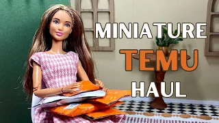 Miniature Temu Haul #7 | Miniature Accessories and Clothes