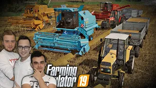 Wielkie Żniwa na 3 bizony - POLSKA MOC 🌾 "MST na PGR" #8 ✔ FS19 MP