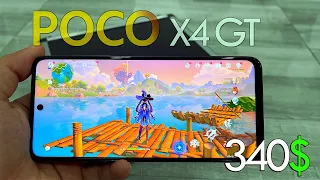 POCO X4 GT - Gaming Phone 340$ Test Game 120 FPS | Genshin Impact & PUBG New State