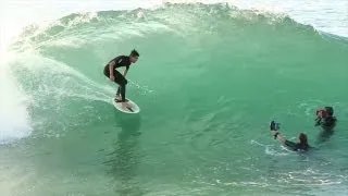 Skimboarders at the Wedge Newport Beach