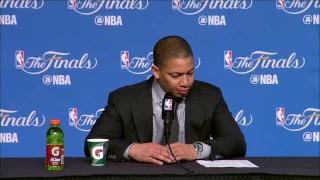 Tyronn Lue Postgame News Conference | Warriors vs Cavs Finals Game 4 | June 9, 2017