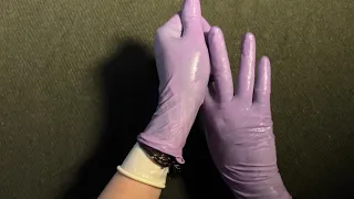 ASMR YOU Decide!!! YOU Tell Me! Layered LATEX glove sounds! INTENSE plus Dark Background for SLEEP!
