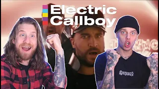 Electric Callboy - TEKKNO TRAIN | METAL MUSIC VIDEO PRODUCERS REACT