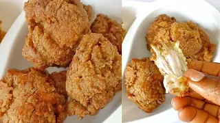 SIMPLE CRISPY FRIED CHICKEN/ the secret recipe