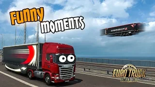 Euro Truck Simulator 2 Multiplayer Funny Moments & Crash Compilation #75