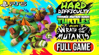 TMNT Arcade: Wrath of the Mutants PS5 Full Game Walkthrough HARD DIFFICULTY [4K ULTRA HD]