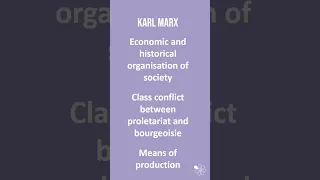 Marxism and Karl Marx | 60 Second Sociology (GCSE Sociological Theory)