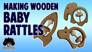 How To Make Wooden Baby Rattles / Woodworking