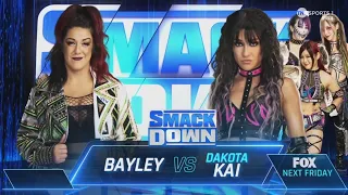 Bayley vs Dakota Kai | WWE SmackDown 03/15/24