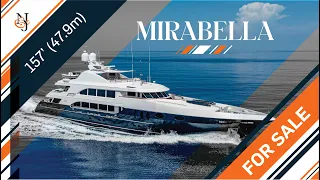 M/Y MIRABELLA for Sale | 157’ (47.9m) Trinity Yacht