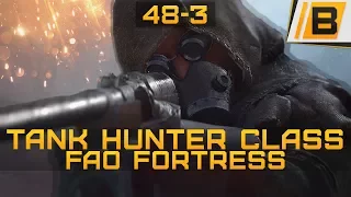 BF1: 48-3 with tank hunter elite class and cavalry on fao fortress conquest - Elite class gameplay