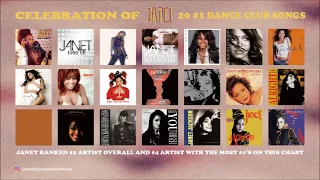 Celebration of Janet Jackson 20 #1's on Billboard Dance Club Songs