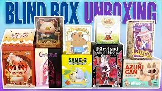 UNBOXING 10 RANDOM BLIND BOXES FROM KIKAGOODS! | Lulu the Pig | Laura | SAME-Z | Genshin Impact