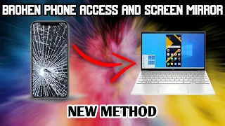 How To Access Screen Broken Mobile And Screen Mirroring | Data Recovery | Tamil