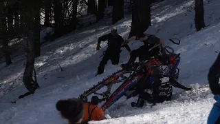 Crashes and Carnage from the Jackson Hole Hill Climb 2022