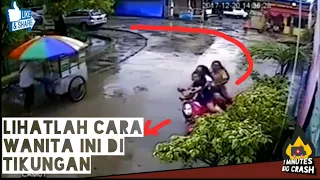 Rossi pun KALAH kalau ditikungan kayak wanita ini. WANITA memang tidak ada salahnya..