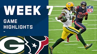 Packers vs. Texans Week 7 Highlights | NFL 2020