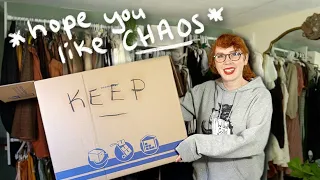 We're MOVING!! (here's a chaotic closet purge)