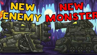 New Enemy and a New Monster - Cartoons about tanks
