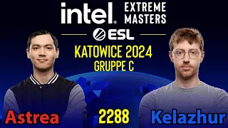 America-Region -  🇺🇸 Astrea (P) vs 🇧🇷 Kelazhur (T) - IEM Katowice 2024 - Gruppe C - SC2 - 2288