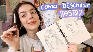 5 DICAS PARA DESENHAR ROSTOS MELHORES!