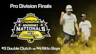 2021 Spikeball Roundnet Nationals Pro Finals // #3 Double Clutch vs #4 Ritto Boys