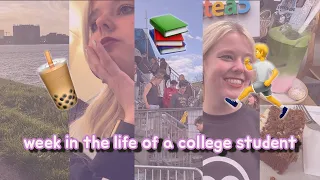 week in the life of a COLLEGE student (kpop dancing, aesthetic cafés, sorority, shopping, ...)