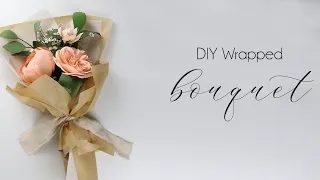 DIY How to Wrap a Bouquet