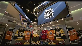 NHL Store opening in Manhattan