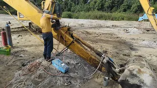 Excavator Crack Arm, Perfect welding job
