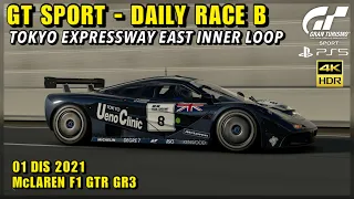 GRAN TURISMO SPORT / DAILY RACE B / PS5 / 01 DIS 2021 - McLAREN F1 GTR GR3 (4K UHD 60 FPS)