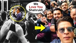 Shah Rukh Khan Gets Down From His Car To Takes Selfie With FANS  at Indian Film Festival Melbourne