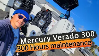 Mercury Verado AMS 300HP. 300 hours maintenance