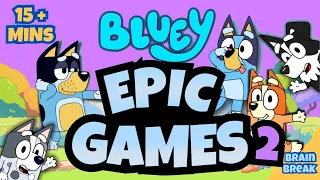 Bluey Games! Brain Break | Games for Kids | GoNoodle | Just Dance