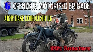 WW2 Reenactment during ' Opendeur Motorized Brigade ' @ the army base in Leopoldsburg (B)