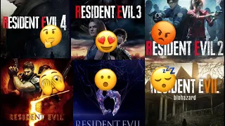 RESIDENT EVIL - The DEFINITIVE review - main series played and ranked in 2023