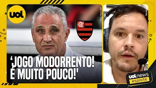 FLAMENGO: ‘TITE TEM UM PROBLEMA SÉRIO! NÃO DÁ PRA TER ESSE JOGO MODORRENTO!’, DISPARA RODRIGO MATTOS